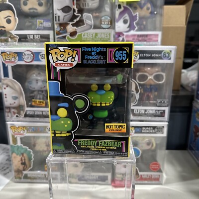 Funko Pop! FNaF Freddy Fazbear Hot Topic Exclusive Blacklight #955