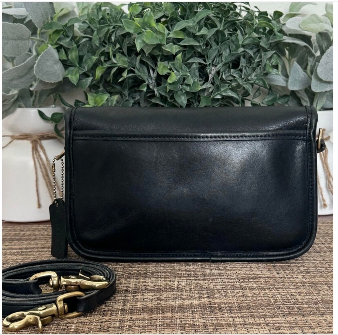 Vintage Coach Navy Pocket Purse 9755 | eBay