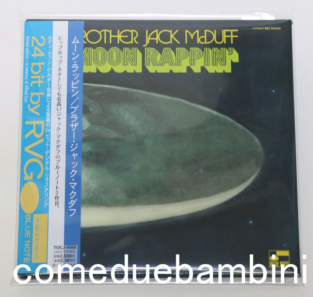 BROTHER JACK McDUFF / Moon Rappin' JAPAN Mini LP BLUE NOTE CD w