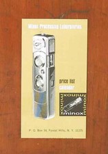 MINOX PROCESSING PRICE LIST/34929