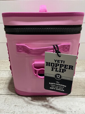 YETI Hopper Flip 12 Soft Cooler💞POWER PINK💞+MATCHING 3L Sidekick