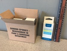 Lot Of 6 Interiors by Design Sanding Sponge Medium / Fine Grit, Wet / Dry. NEW $