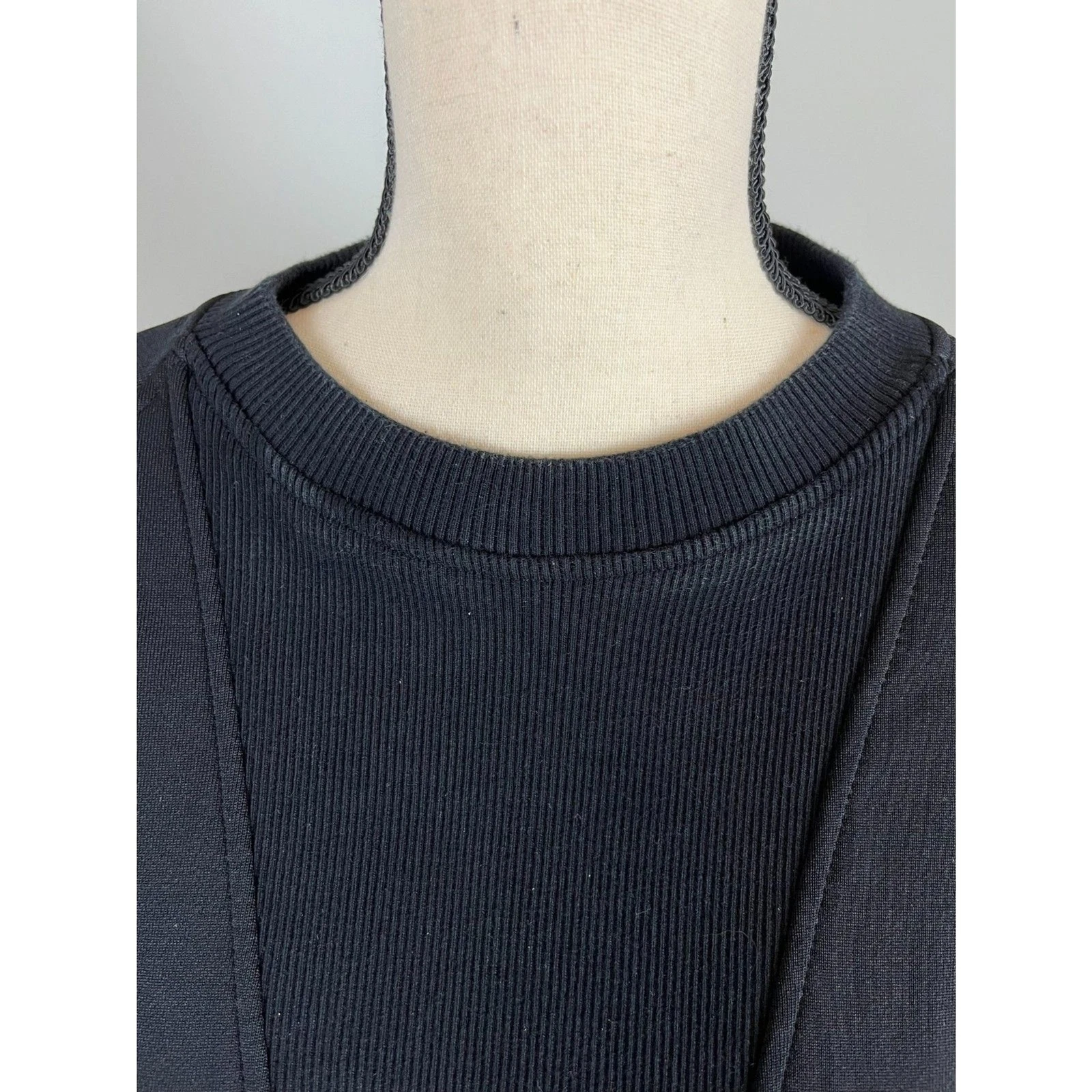 Givenchy Paris Felpa Mantello Oversize Nero Ricamato Firma Donna S