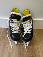 Bauer Supreme S25 Yellow and Black Ice Skates (Junior UK 3.5/ EUR 36)