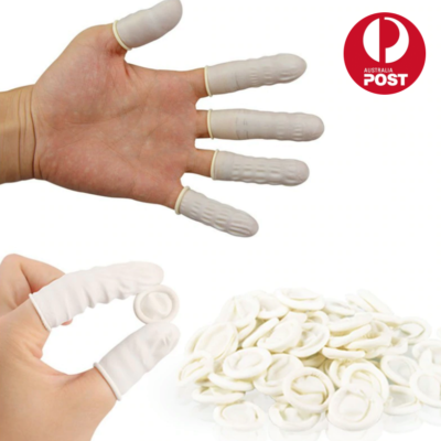 Finger Gloves 100/200 Pcs Disposable Fingertip Protective Gloves