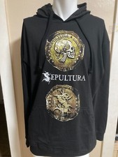 SEPULTURA LIGHT COTTON HOODIE BLACK MEN's SIZE XL