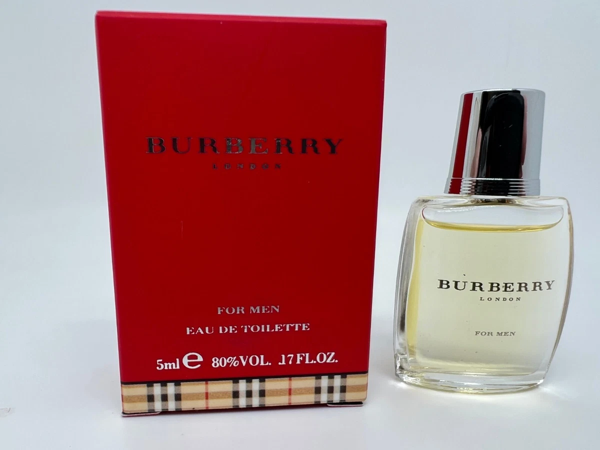 BURBERRY LONDON FOR MEN *CLASSIC* by BURBERRY 0.16 oz/ 5 ML Eau De Toilette  Mini | eBay