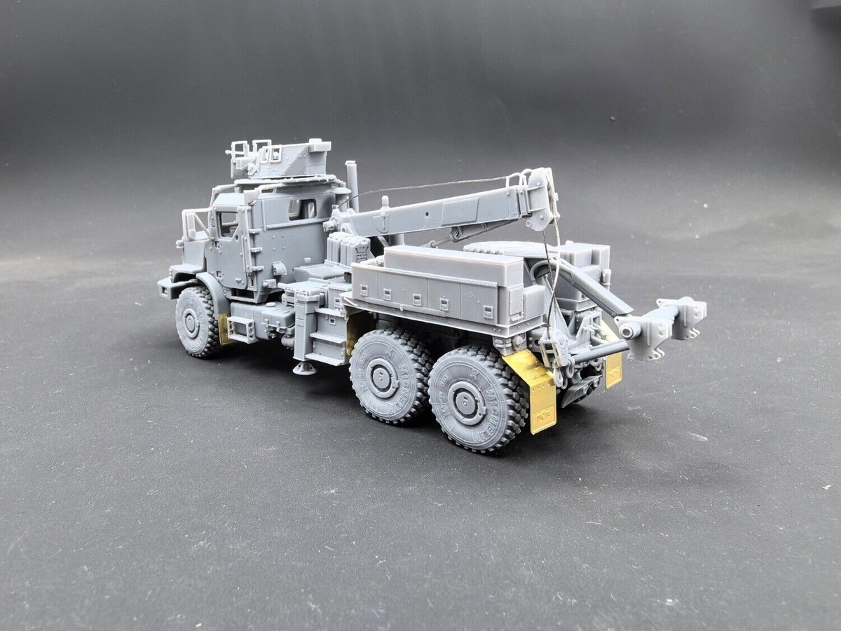 1/35/48 US MTVR MK36 Wrecker Rescue Crane Unpainted Resin Model