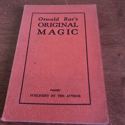 Seltenes Vintage Zauberbuch - Original Magie von Oswald Rae 1930