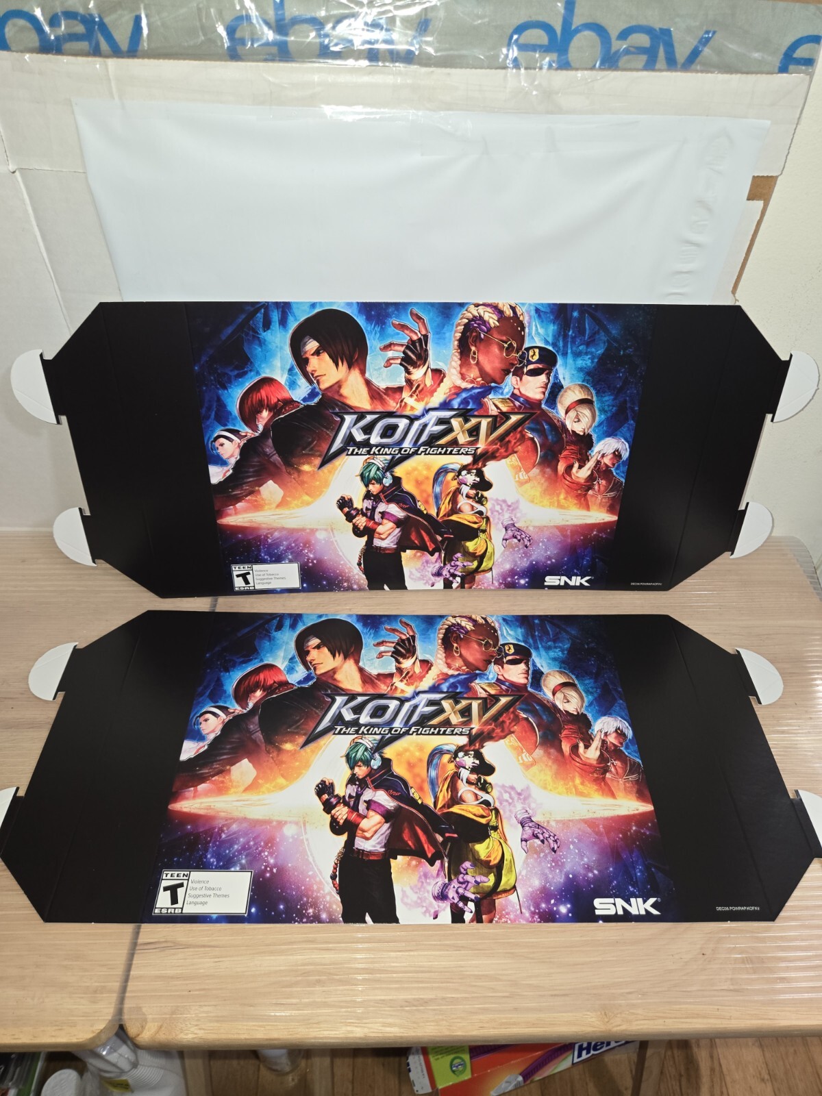 (2) Kof Xv Advertising Video Game Display Posters Lot Of 2 The King Of ...
