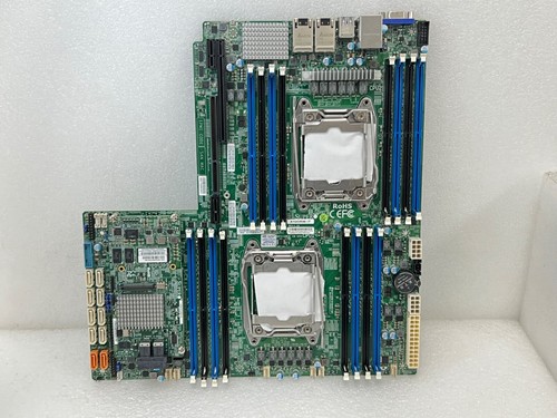 SUPERMICRO X10DRW-IT Motherboard w Supermicro AOM-S3108M-H8 Raid Adapter Card