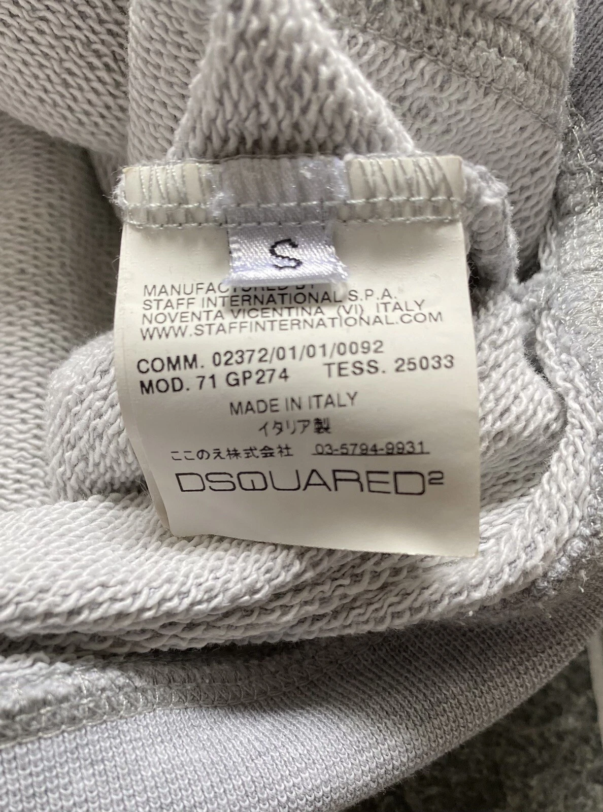 DSQUARED2 P W 2009 GLAM S DANCE FELPA CON CAPPUCCIO GIACCA MAGLIONE GIACCA FELPA pullover