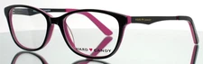 HARD CANDY HC41 BLKP Black Purple Womens Semi Cat Eye Eyeglasses 52-16-135 B:36