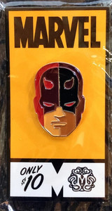 RED DAREDEVIL ENAMEL PIN FROM MONDO TOM WHALEN LICENSED MARVEL COMICS LEGENDS