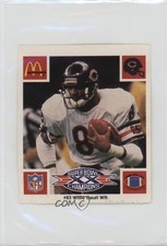 1986 McDonald's Play & Win Chicago Bears No Tab Willie Gault 0f3j