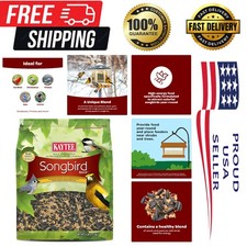 Kaytee High-Protein Songbird Blend Bird Seed - 5 Pound for -Round Feeding
