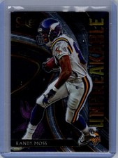 2020 Panini Select #U9 Randy Moss Unbreakable Prizm