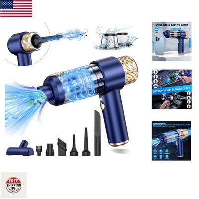 Lightweight Handheld Vacuum Cleaner, 2-in-1 Suction & Air Duster, 30 Min Runtime
