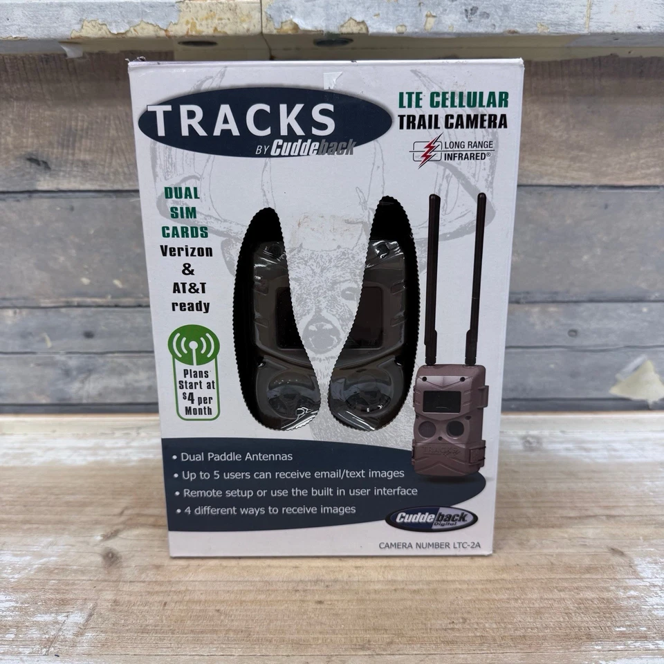 Cámara Tracks Cuddeback LTE Cellular Trail en caja, LTC-2A probada y funciona * Leer Foto 2 de 4