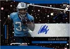 2019 Panini Unparalleled Rookie Autographs Cosmos #269 Elijah Holyfield Auto FB