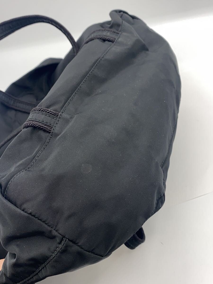 PRADA handbag nylon black plain thumbnail 8