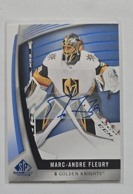 2017-18 SP Game Used Marc-Andre Fleury Auto #23 Blue Autograph Nice BuY it NoW