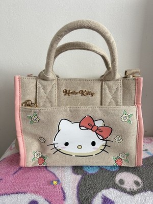 Primark Hello Kitty Sanrio Umhängetasche Canvas Tasche 
