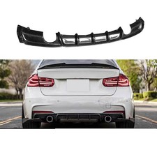 Real Carbon Rear Bumper Diffuser Lip For BMW F30 F35 320i M-Sport 12-18