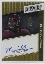 2014 Press Pass Showbound Gold Marion Grice #SB-MG2 Auto 10k8