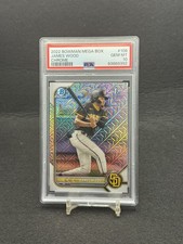 2020 Bowman Chrome Mega Box 108 James Wood 1st Bowman PSA 10 📈🔥 NATIONALS