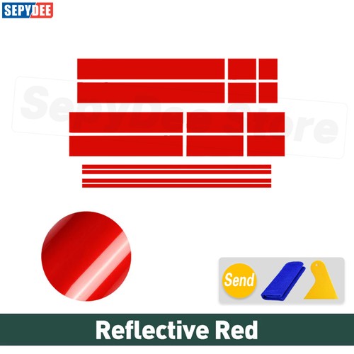 Car Hood Roof Trunk Side Stripe Kit Decal For Ford Mustang GT Shelby 500 2015-On - Picture 13 of 26