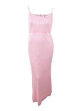 Adrianna Papell Women's Sequined Gown (12, Satin/Blush)