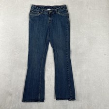 Levi's 517 Flare Jeans Girls 16 Blue Adjustable Waist Stretch Denim Medium Wash