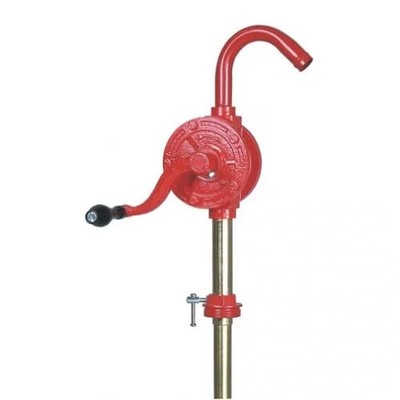 GROZ  Dual Direction Rotary Barrel Pump w/1'' Inlet and Telescopic Suction Tube