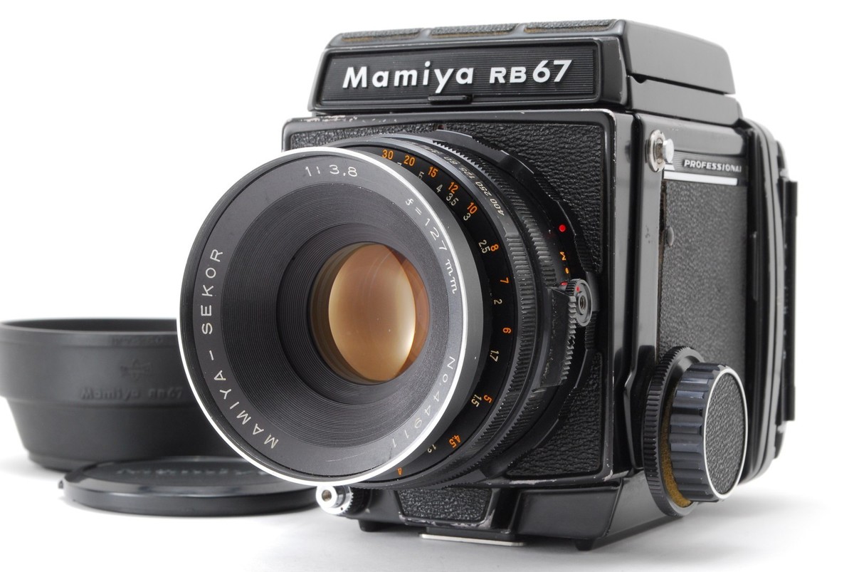 Exc+5〉 Mamiya RB67 Pro Film Camera Sekor 127mm F3.8 Lens120