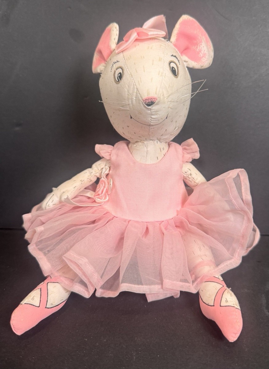 Angelina Ballerina Plush 1989 Jointed Mouse Cloth Doll Katharine