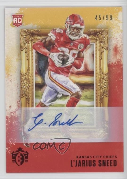 L'Jarius Sneed Panini Chronicles Gridiron Kings #GK21 Signature-Red