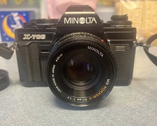 Working Minolta X-700 SLR With Rokkor-X 50mm F1.7 Lens