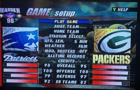 Madden NFL 98 Sega Saturn, 1997 Authentic Game TESTED Works Case Damaged