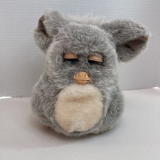 Furby Grey Pink Tummy 2005 Emoto Tronic Sleepy Blue Eyes PARTS ONLY