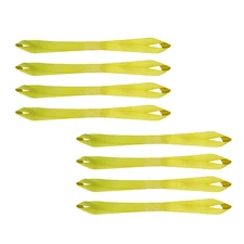 8 Pack 1" x 18" Soft Loop Tie Down Strap Motorcycle Dirt-Bike ATV UTV 800lbs WLL