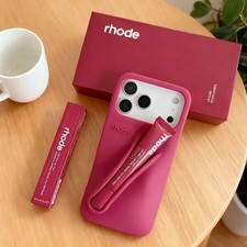 Rhode "Summer Lip Gloss"  3D Silicone Case For iPh0ne 17 Pro Max 16 15 14 13 12