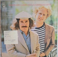 Simon & Garfunkel Greatest Hits Vinyl Record LP VG/G+ CBS69003 1972