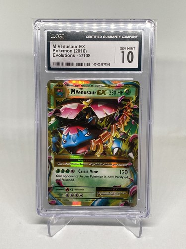 M Venusaur-EX graded CGC 10 for sale on eBay