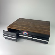Vintage KENMARK Audio Cassette Storage 36 Tape Holder 3 Drawers