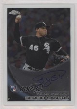 2010 Topps Chrome Rookie Auto Sergio Santos #211 Auto 10qe