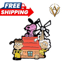 Funny Cartoon Dog Family Enamel Pin Character Collectible Gift FREE SHIPPING
