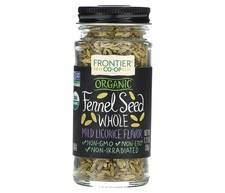 Organic Fennel Seed, Whole, 1.27 oz 36 g 