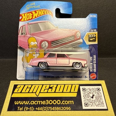 2026 Hot Wheels - SIMPSONS FAMILY CAR - Pink - SCREEN TIME 3/10 - 108/250 JJJ68
