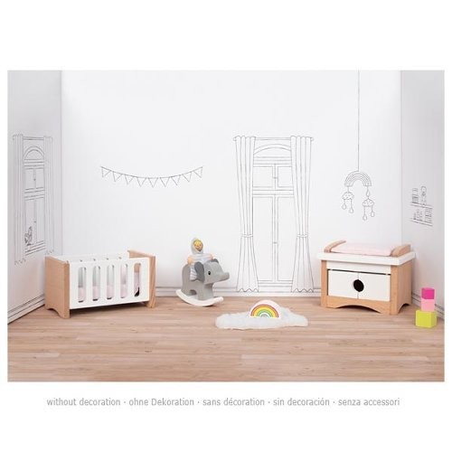 Accessoires en bois pour maisons de poupées pour remplacer le mobilier en plastique fragile